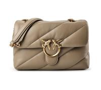 PINKO Love Puff Sac à bandoulière Cuir véritable 27 cm brun