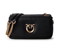 PINKO Love Soft Sac à bandoulière Cuir véritable 22 cm noir