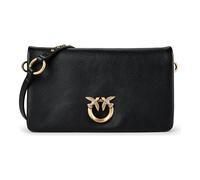 PINKO Love Soft Sac pochette Cuir véritable 19.5 cm noir