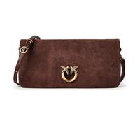 PINKO Love Soft Sac pochette Cuir véritable 27 cm brun