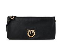 PINKO Love Soft Sac pochette Cuir véritable 27 cm noir
