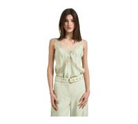 Pinko - Lydia Top - Femme - Tops - Vert - Taille: 42 FR