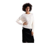 Pinko - Maille col rond - Femme - Pulls - Blanc - Taille: 42 FR