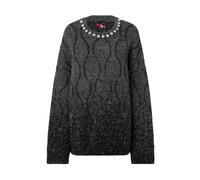 Pinko - Maille col rond - Femme - Pulls - Gris - Taille: 38 FR