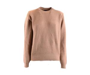 Pinko - Maille Tricotée à Col Rond - Femme - Pulls - Beige - Taille: 40 FR