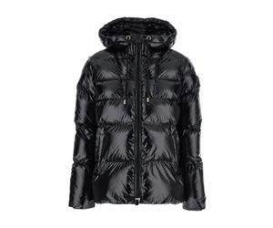 Pinko - Manteau Caban Noir en Cristal - Femme - Vestes - Noir - Taille: 38 FR