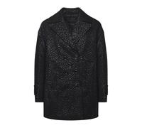 Pinko - Manteau croisé - Femme - Manteaux - Noir - Taille: 40 FR