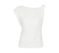 Pinko - Marlena Top - Femme - Blouses et Chemises - Blanc - Taille: 38 FR