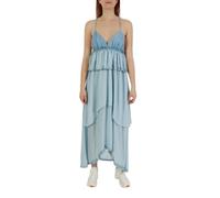 Pinko - Maxi Dress - Femme - Robes - Bleu - Taille: 38 FR