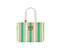 Pinko - Maxi Shopper Rayas - Femme - Sacs - Multicolore - Taille: ONE Size