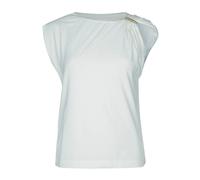 Pinko - Melody Maglia Jersey Cotone - Femme - Tops - Blanc - Taille: 40 FR
