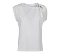 Pinko - Melody Top - Femme - Tops - Blanc - Taille: 36 FR