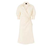 Pinko - Midi Robe Chemise Portefeuille - Femme - Robes - Beige - Taille: 40 FR