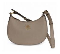 Pinko - Mini Love Bag Half Moon - Femme - Sacs - Gris - Taille: ONE Size