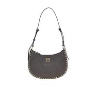 Pinko - Mini sac porté épaule Half Moon - Homme - Sacs - Brun - Taille: ONE Size