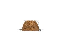 Pinko Mini seau en daim repéré, 27 x 16 x 6,5 cm, marron, avec bandoulière réglable