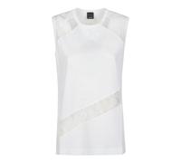 Pinko - Molly Tank Top - Femme - Tops - Blanc - Taille: 40 FR