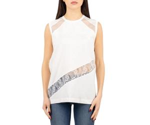 Pinko - Molly Top - Femme - Tops - Blanc - Taille: 40 FR