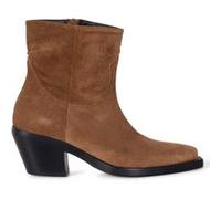 PINKO Mozart Texano Suede Tobacco Brown Taille: 35 | Bottes Outlet | Femme | Marron