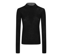 Pinko - Muggito Round Nek Sweater - Femme - Pulls - Noir - Taille: 42 FR