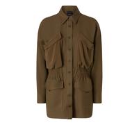 Pinko - Oramai Over Shirt - Femme - Vestes - Vert - Taille: 42 FR