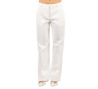 Pinko - Pantalon Droit - Femme - Pantalons - Blanc - Taille: 40 FR