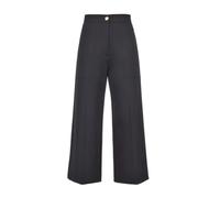 Pinko - Pantalon Large Effet Scuba - Femme - Pantalons - Noir - Taille: 42 FR