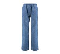 Pinko - Pantalon Large Imprimé - Femme - Pantalons - Bleu - Taille: 36 FR