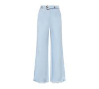 Pinko - Wide Pantalons - Femme - Pantalons - Bleu - Taille: 42 FR