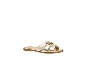 PINKO Pantoufle 'MILLY' argent, Taille 38