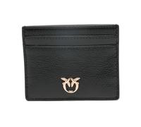 Pinko - Petit portefeuille en cuir - Femme - Accessoires - Noir - Taille: ONE Size