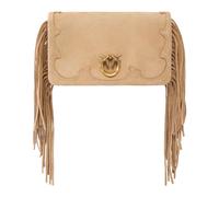 Pinko - Pochette en cuir - Femme - Sacs - Beige - Taille: ONE Size