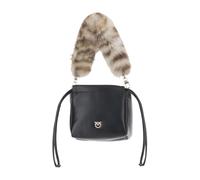 Pinko - Pochette Nappa/Macula - Femme - Sacs - Noir - Taille: ONE Size