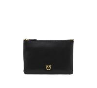 Pinko Sac pochette Flat en cuir 24 cm noir