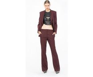 PINKO Pokemon Trousers Burgundy/black Taille: 42 | Évasés pantalons Outlet | Femme | Marron