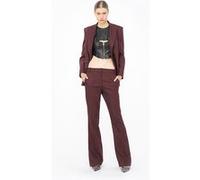PINKO Pokemon Trousers Burgundy/black Taille: 44 | Évasés pantalons Outlet | Femme | Marron