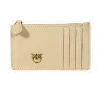 Pinko Porte-cartes Airone Veau Soie Beige (c50 q beige gris) 14X8X1 pour femme