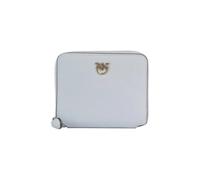 Pinko Porte-Monnaie Taylor Zip Around Wallet Azzurro Celeste Bleu Clair