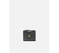 PINKO Porte-monnaies 'MULTI PURPOSE WALLET VITELLO SETA' noir, Taille One Size