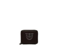 Pinko - Portefeuille en cuir à fermeture éclair élégante - Femme - Accessoires - Noir - Taille: ONE Size