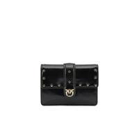 PINKO portefeuille en cuir femme noir - UNI