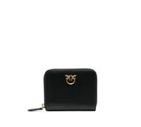 PINKO Porte-monnaie Taylor en cuir 12 cm Noir Femme