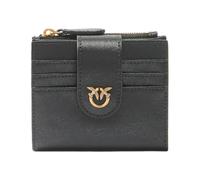 Pinko - Portefeuille en cuir zippé et à bouton pression - Femme - Accessoires - Noir - Taille: ONE Size