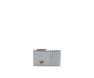 Pinko portefeuille femme bleu clair en cuir - UNI