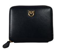 PINKO Portefeuille Femme Taylor Zip Around Vitello Seta 100249 Z99Q Couleur Noir