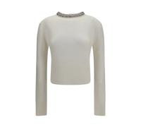 Pinko - Pull Berlino - Femme - Pulls - Blanc - Taille: 38 FR