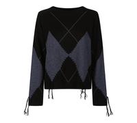 Pinko - Pull col rond Berna - Femme - Pulls - Noir - Taille: 40 FR