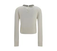 Pinko - Pull en Laine Berlino - Femme - Pulls - Blanc - Taille: 40 FR