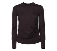 Pinko - Pull en Tricot de Laine - Femme - Pulls - Brun - Taille: 38 FR