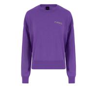 Pinko - Pull Violet en Laine et Cachemire avec Logo - Femme - Pulls - Violet - Taille: 36 FR